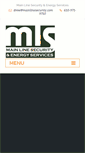 Mobile Screenshot of mainlinesecurity.com